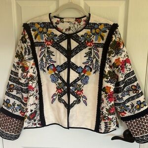 Tory Burch Amber Jacket size 8/M; VGUC